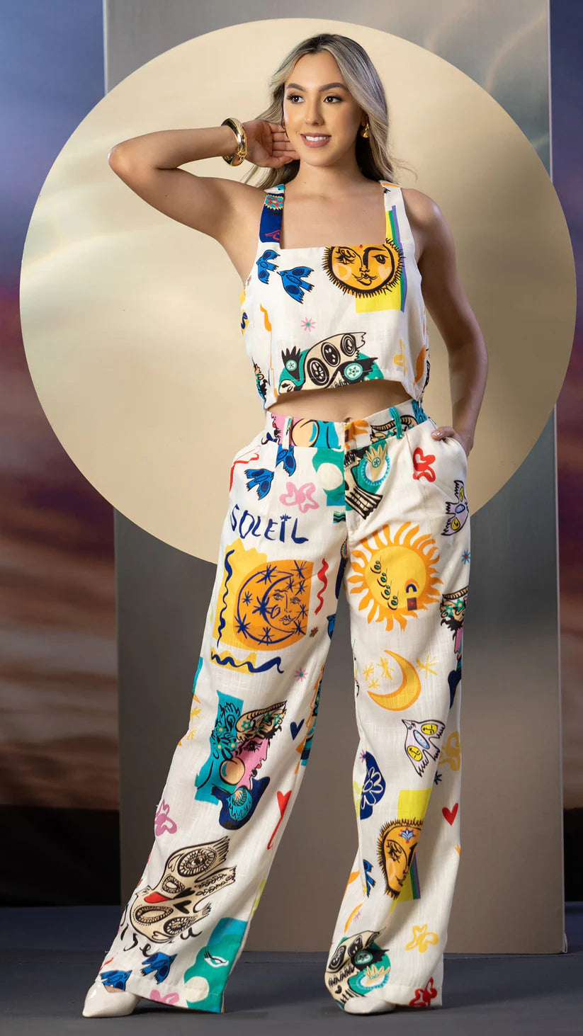 CONJUNTO PANTALÓN ESTAMPADO
